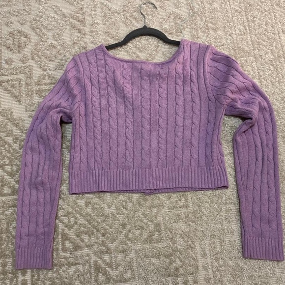 Ten Sixty Sherman Cardigan lilac Sweater - Picture 2 of 3
